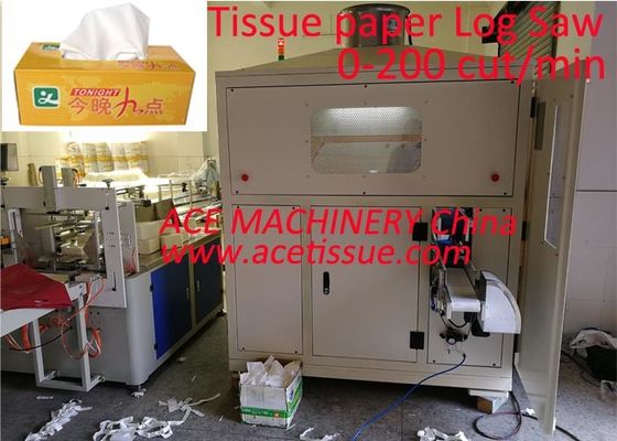 Z Fold Towel Tissue Paper Cutting Machine 200 Cut/Minute Servo Control