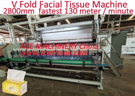 Automated Facial Tissue Paper Making Machine with Optional 4-Color Printing