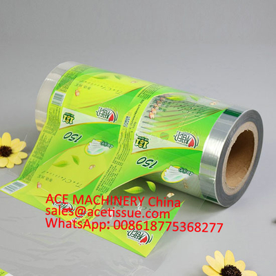 Transparent CPP Packaging Film for Facial Tissue Paper High Transparency and 40 Microns Thickness
