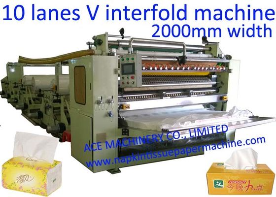 6000 Sheet/Min 10 Lanes Facial Tissue Paper Machine