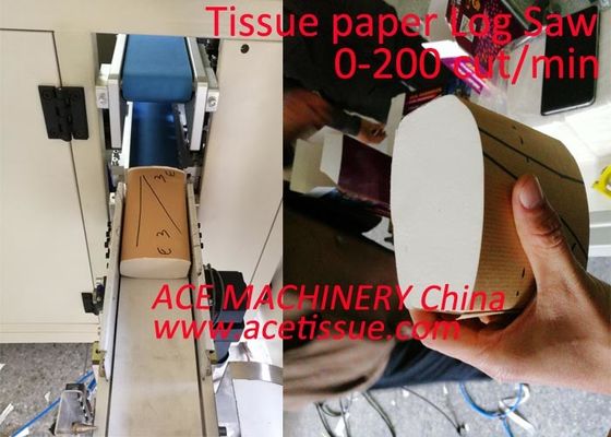 Z Fold Towel Tissue Paper Cutting Machine 200 Cut/Minute Servo Control