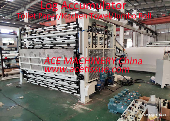 Fully Automatic Log Accumulator For Hygienic Paper Roll Diameter 150mm