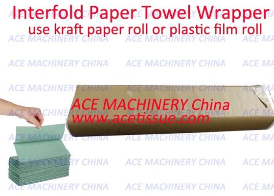 Automatic Interfold Hand Paper Towel Packing Machine Bundling Machine