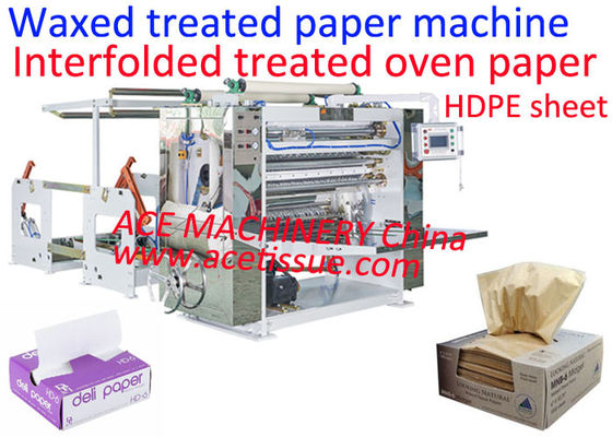 Interfolded Paper Folding Machine For Wax Paper Oven Baking Paper Nonstick Parchment Paper