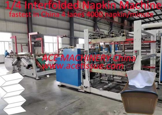 PLC Control Facial Tissue Paper Making Machine with 2 Colors Printing