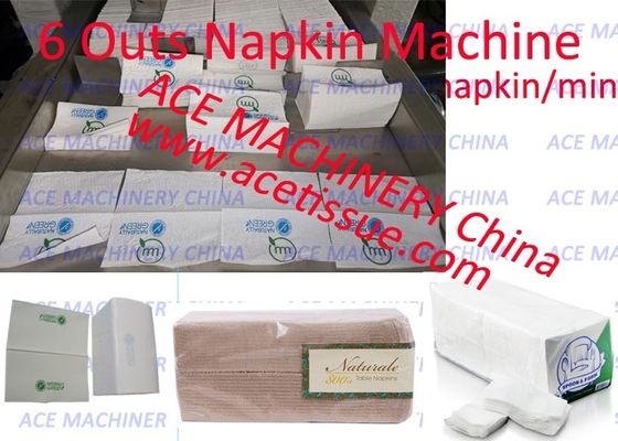 PLC Controlled Napkin Printing Machine With 4000 Napkin/Minute Speed