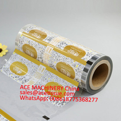 CPP Cast Polypropylene 8 Colors Printed Packaging Film Medium Strength For Tissue Paper
