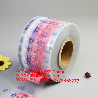 40 Microns / 0.04mm 8 Colors Printed Packaging Film Roll For Facial Tissue Paper Packaging