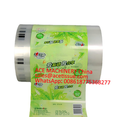 High Absorbency Tissue Paper Printed Packaging Film Roll Custom Width Sizes