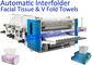 Automatic Laminated Facial Tissue Machine , Laminated V Fold Hand Towel Machine
