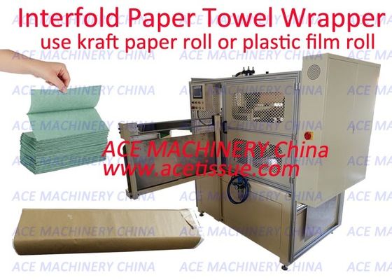 Automatische Interfold-Handpapierhandtuch-Verpackungsmaschine-Bündelungsmaschine