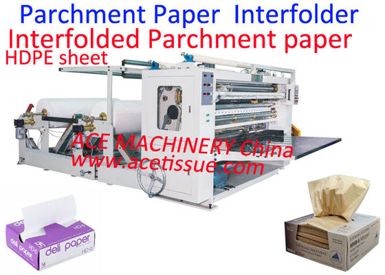 Antihaft-Pergamentpapier-Interfolder-Maschine Deli-Papier-Interfolder-Maschine 1200 mm