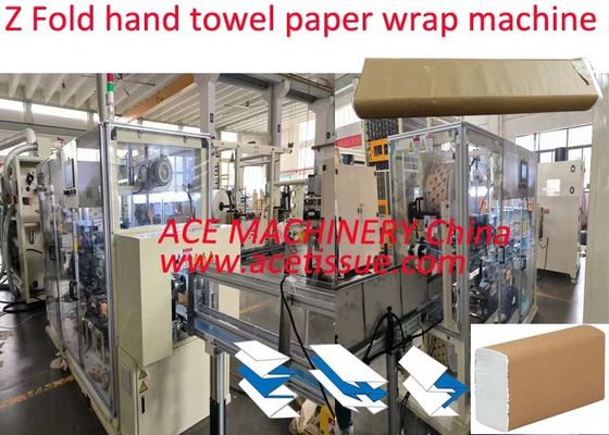 Automatische Verpackungsmaschine für Papiertücher mit Papierhülle