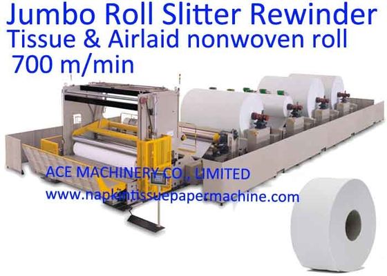 aufschlitzendes und Rückspulenmaschine 1200mm automatisches Mutter-Rollenseidenpapier