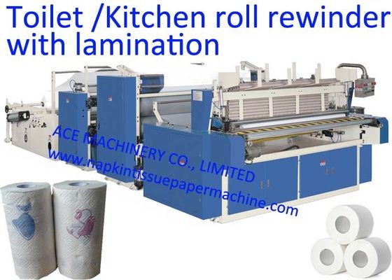 4 Toiletten-Rollenproduktionsmaschine der Falten-2800mm