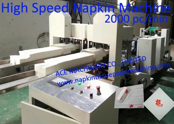 Kundenspezifische automatische Papierhochgeschwindigkeitsserviette, die Maschine mit dem 2 Farbdrucken herstellt