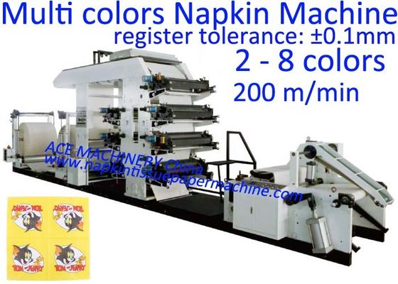 Servietten-Druckmaschine mit bestem Qualitäts-Drucken auf Servietten von China