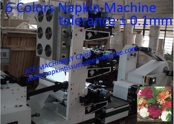 Automatische Seidenpapier-Druckmaschine mit dem 2 Farbdruck und der Prägung