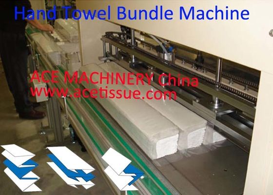 Papierhandtuch-Bündel-Verpackungsmaschine für z-Falten-Handtuch